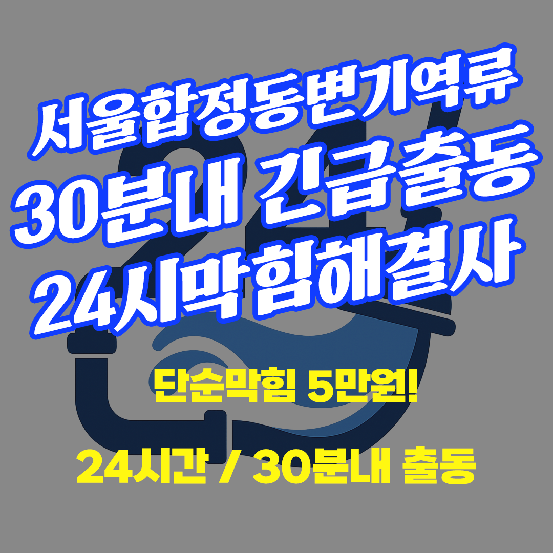 서울합정동변기역류